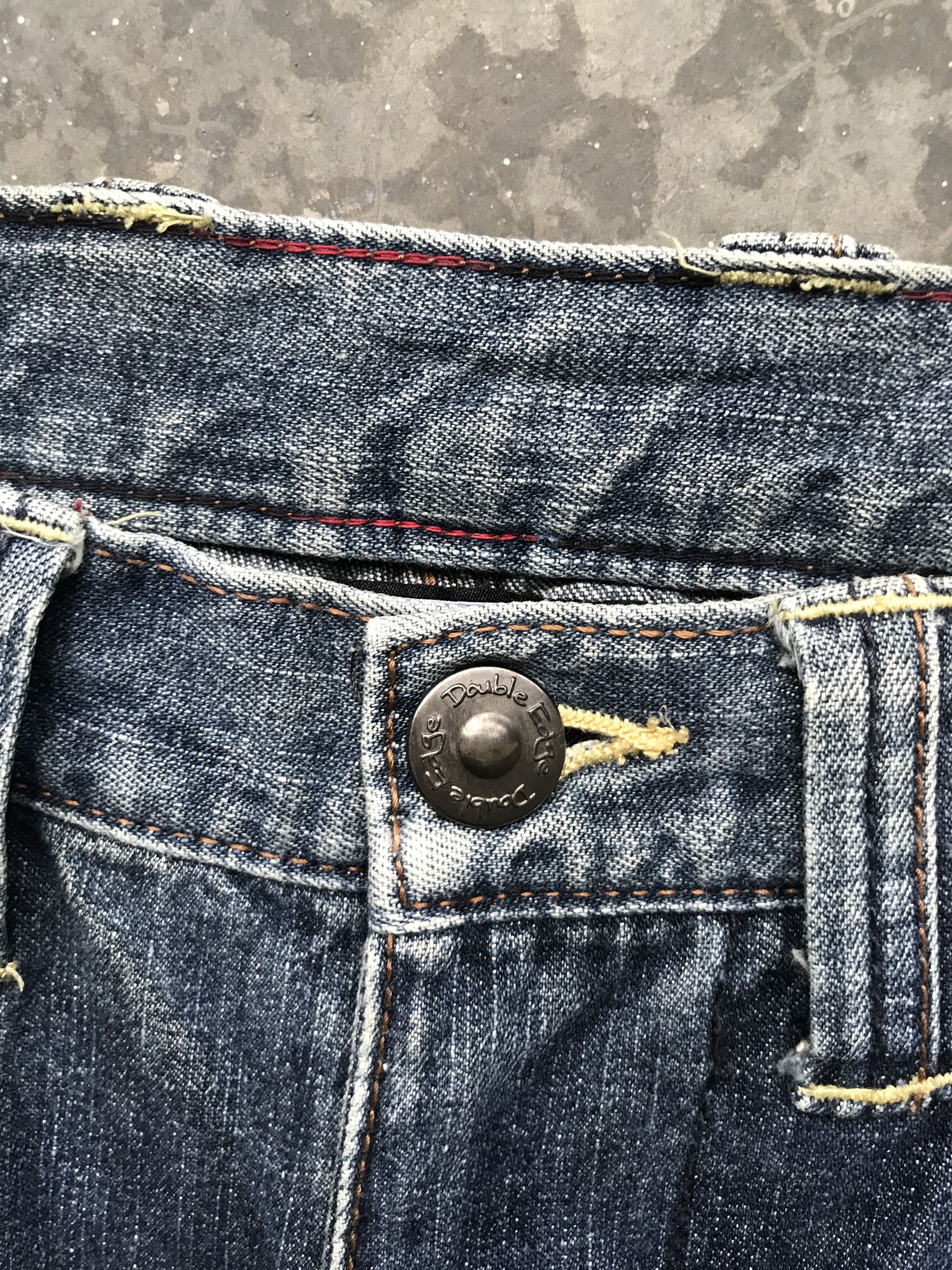 Japanese Brand 💥BAGGY💥CP49 Double Edge Japan Double Knee Cargo Jeans Size US 29 - 7 Thumbnail