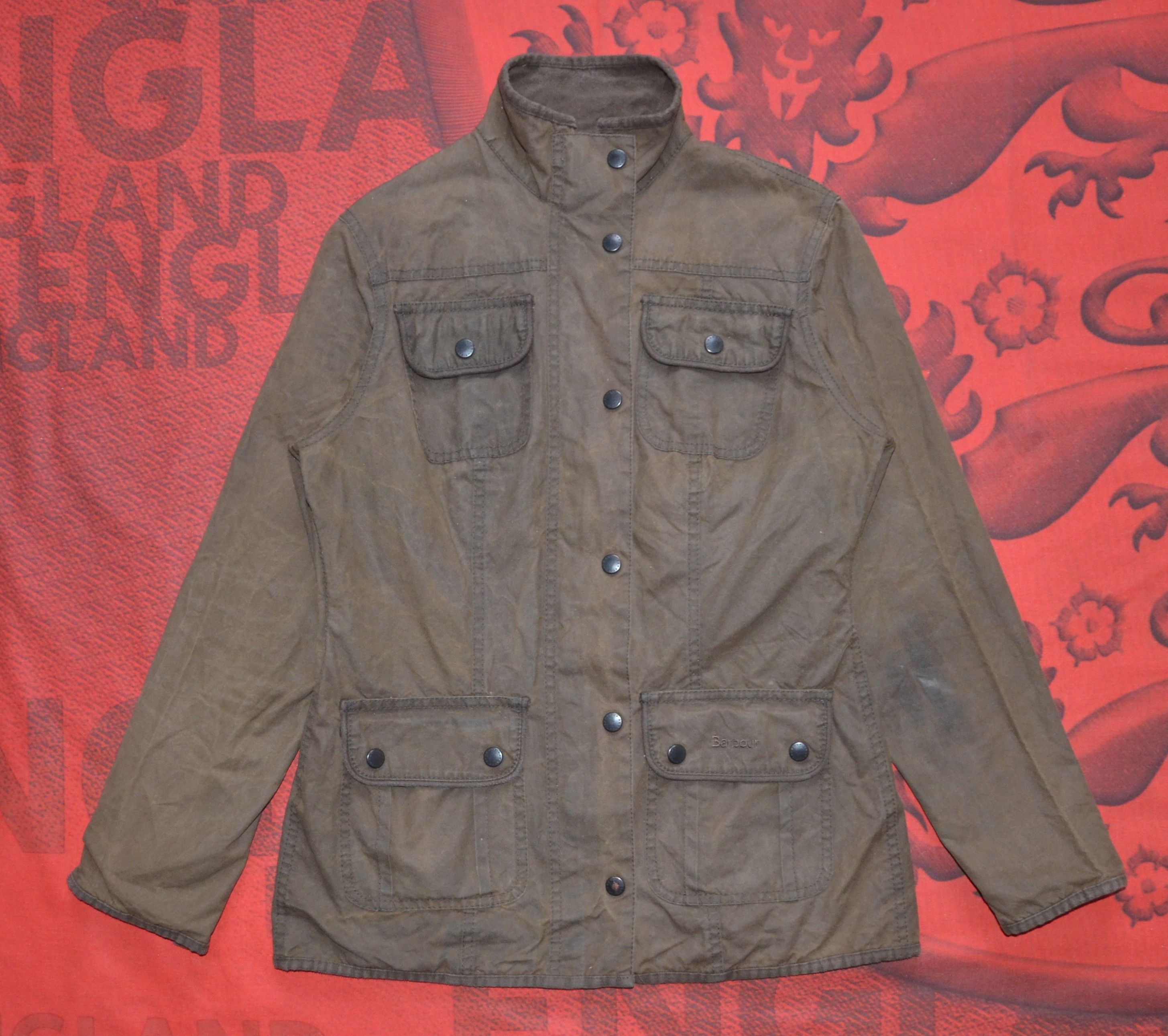 Barbour Barbour Ladies Utility Wax Jacket Casual England Jacket Size S / US 4 / IT 40 - 1 Thumbnail