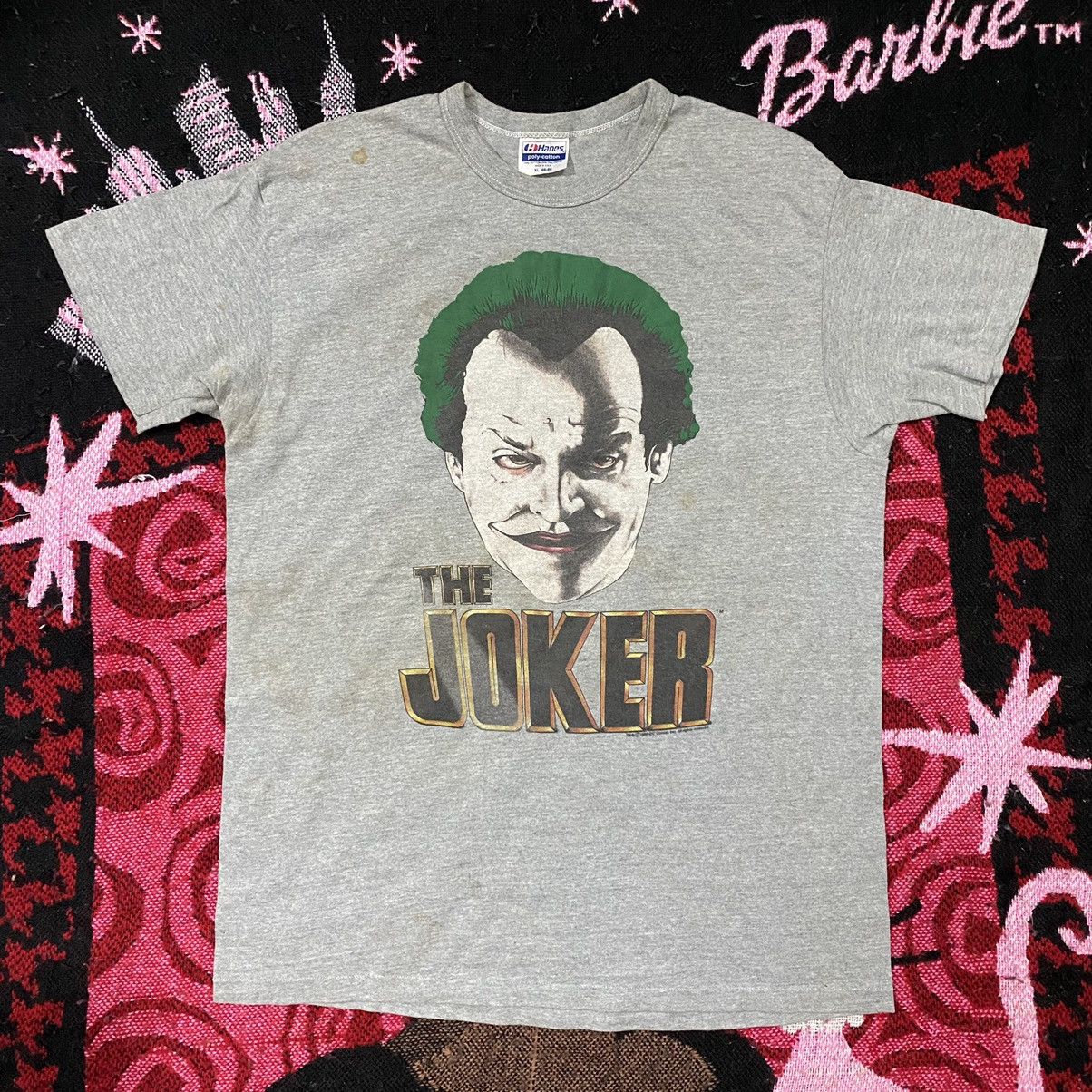 DC Comics × Vintage VINTAGE 80S THE JOKER MOVIE T-SHIRT Size US XL / EU 56 / 4 - 1 Thumbnail