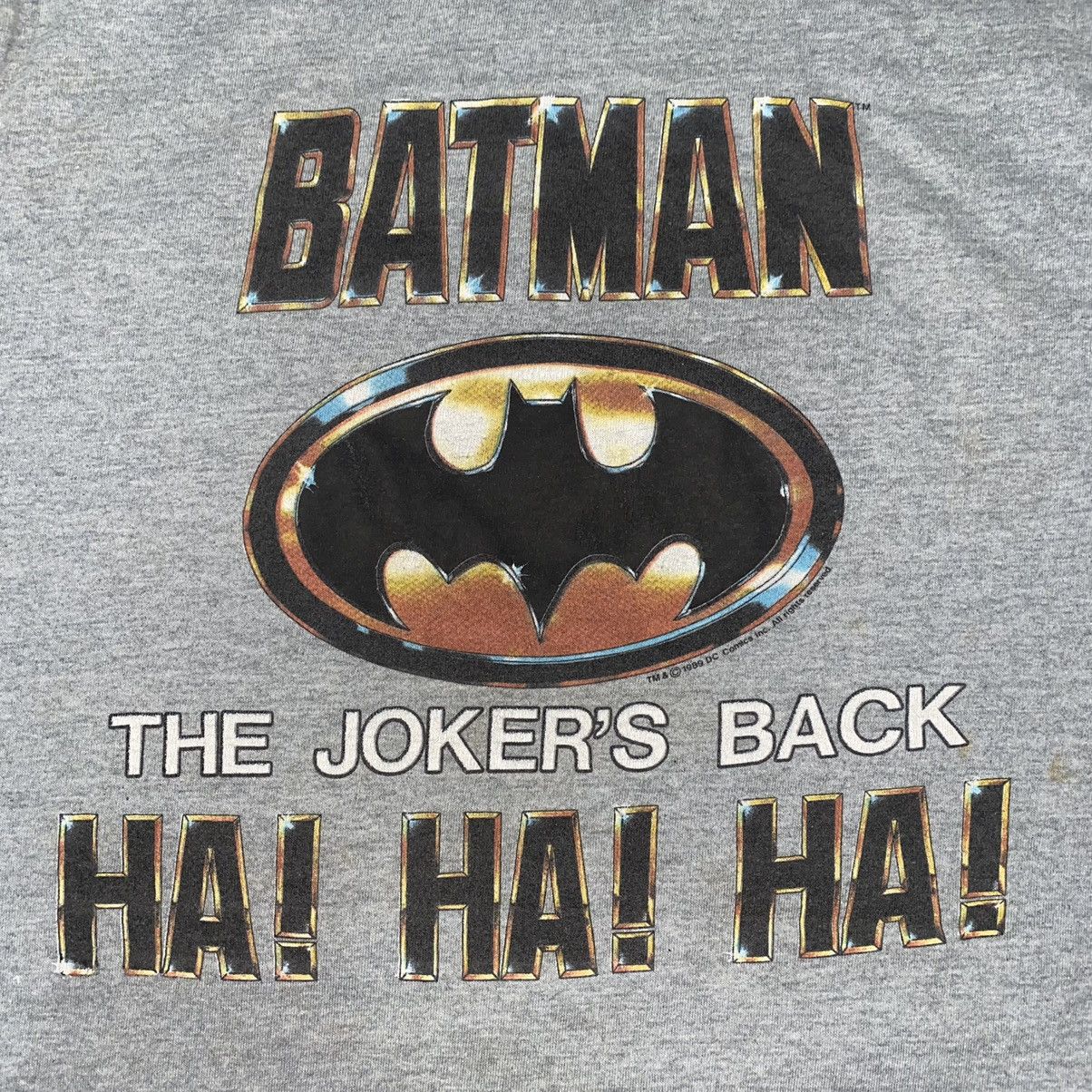 DC Comics × Vintage VINTAGE 80S THE JOKER MOVIE T-SHIRT Size US XL / EU 56 / 4 - 6 Thumbnail