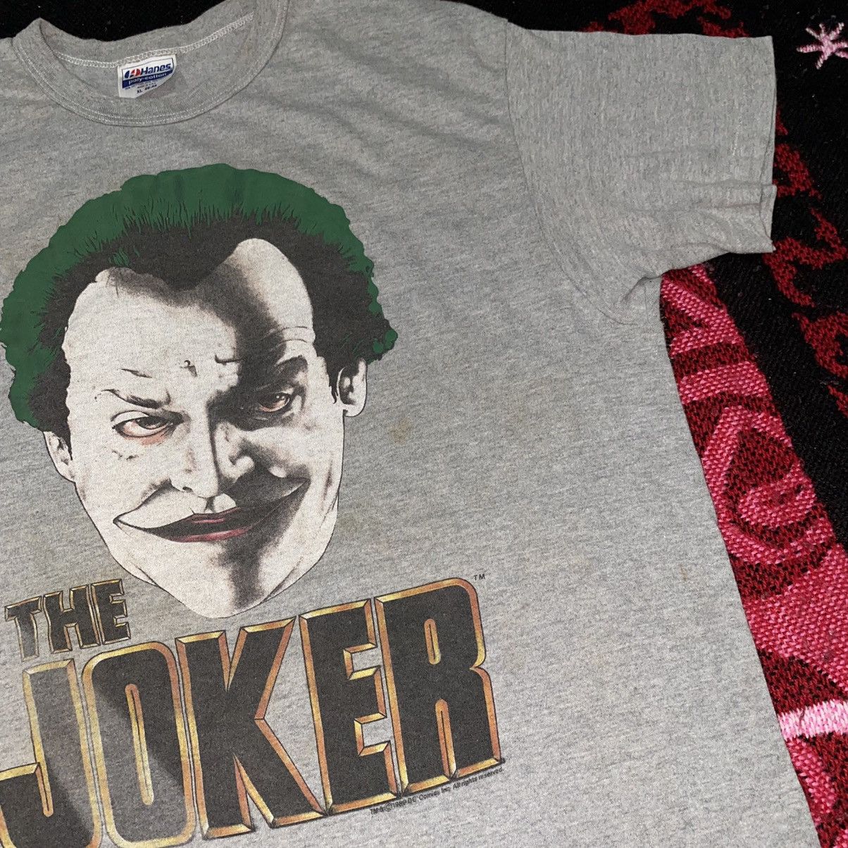 DC Comics × Vintage VINTAGE 80S THE JOKER MOVIE T-SHIRT Size US XL / EU 56 / 4 - 9 Thumbnail
