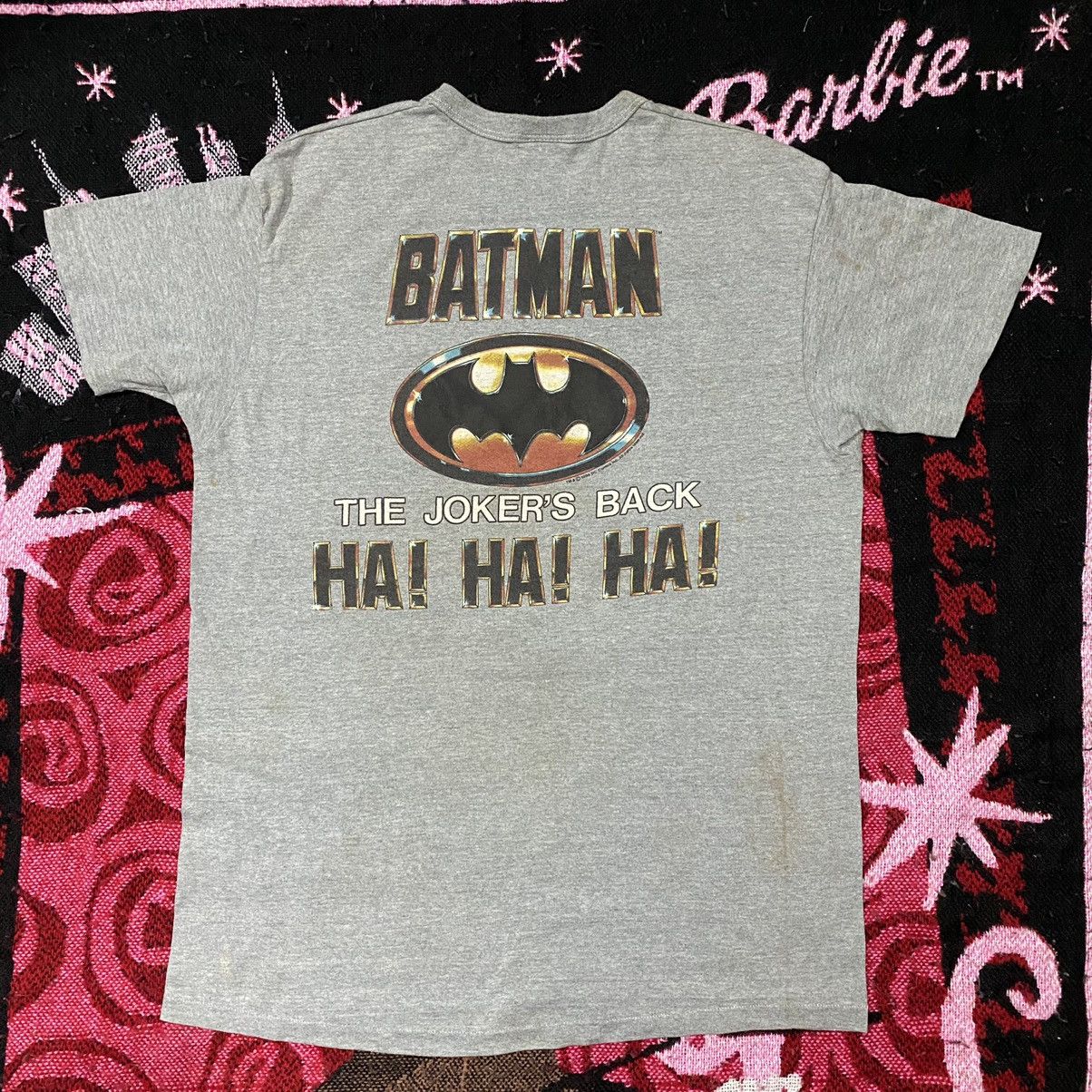 DC Comics × Vintage VINTAGE 80S THE JOKER MOVIE T-SHIRT Size US XL / EU 56 / 4 - 2 Thumbnail
