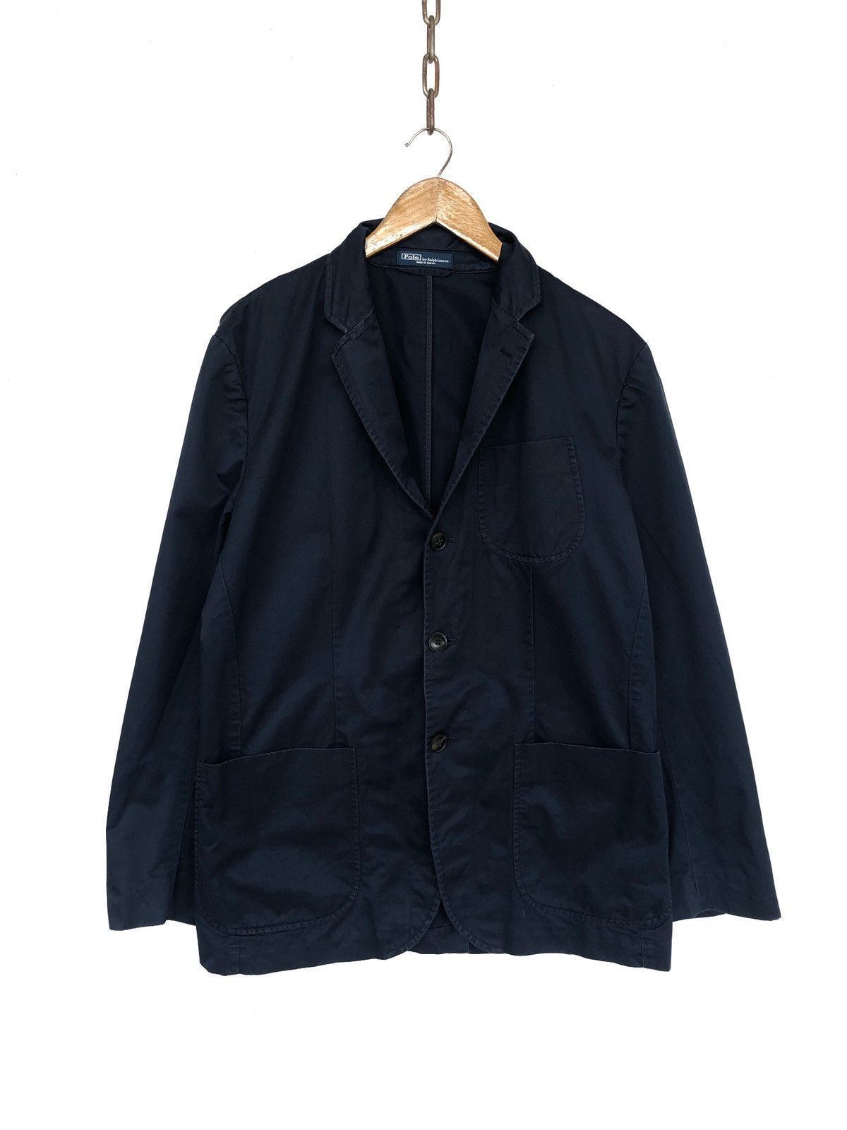 Polo Ralph Lauren SICK🔥Craftman Polo Ralph Lauren 3 Button Blazer/Jacket Size 40R - 4 Thumbnail