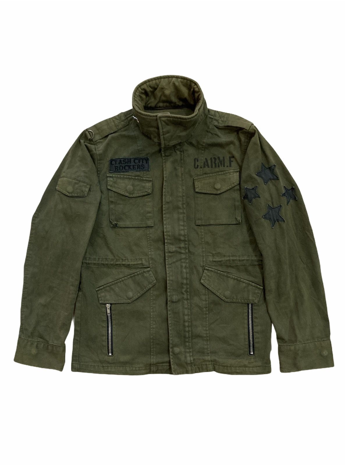 Japanese Brand Skulls Army Parka by Collars Size US L / EU 52-54 / 3 - 1 Thumbnail
