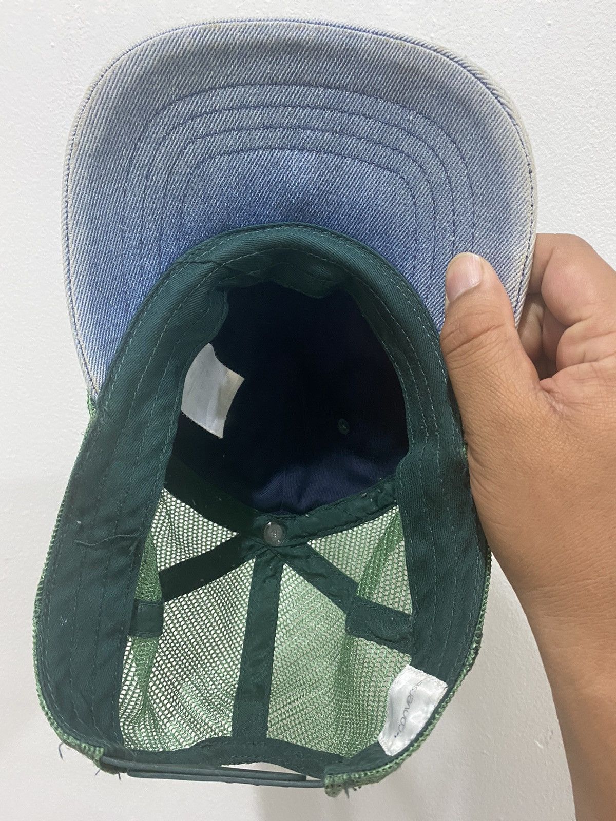 Converse 🔥Vintage🔥 Distressed Denim Converse All Star Trucked Hat Size ONE SIZE - 6 Thumbnail