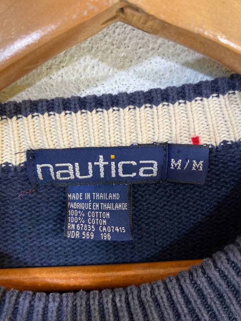 Nautica Nautica Knitted Sweatshirt Embrioded Logo Size US M / EU 48-50 / 2 - 6 Thumbnail