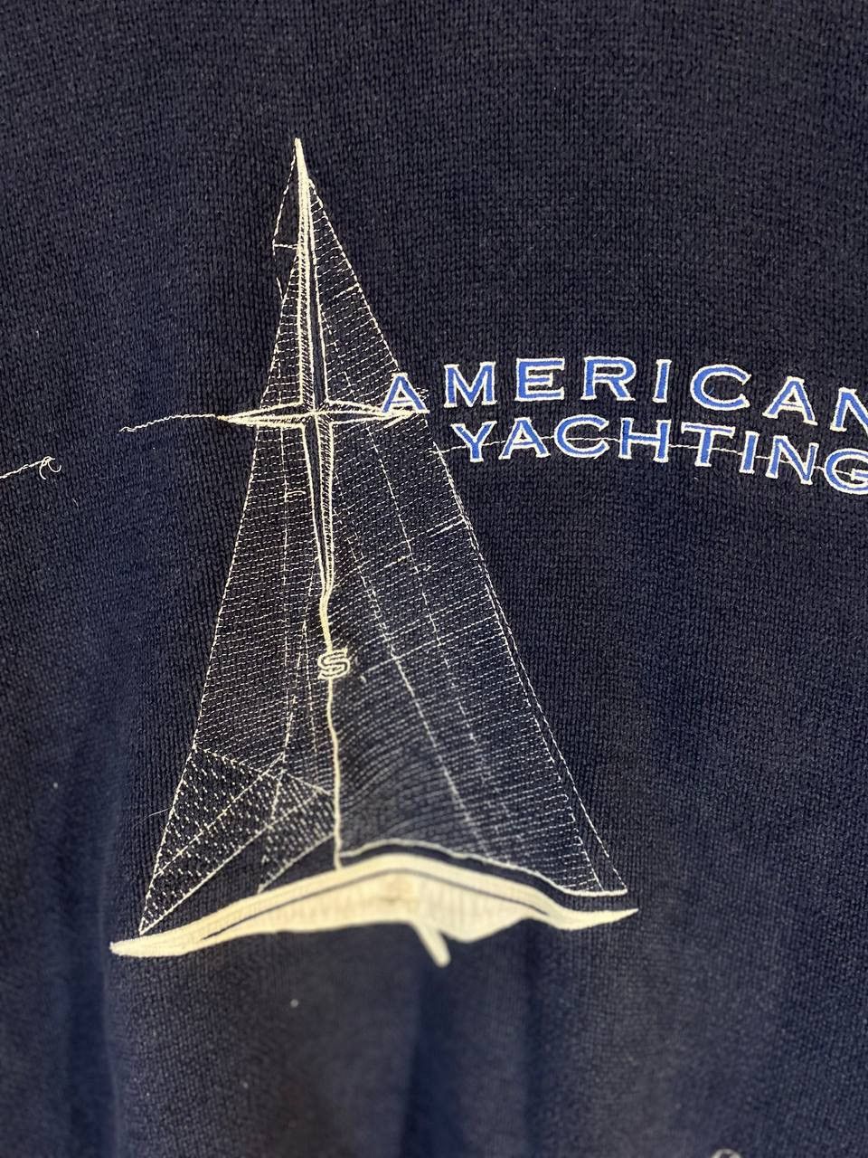 Nautica Nautica Knitted Sweatshirt Embrioded Logo Size US M / EU 48-50 / 2 - 5 Thumbnail
