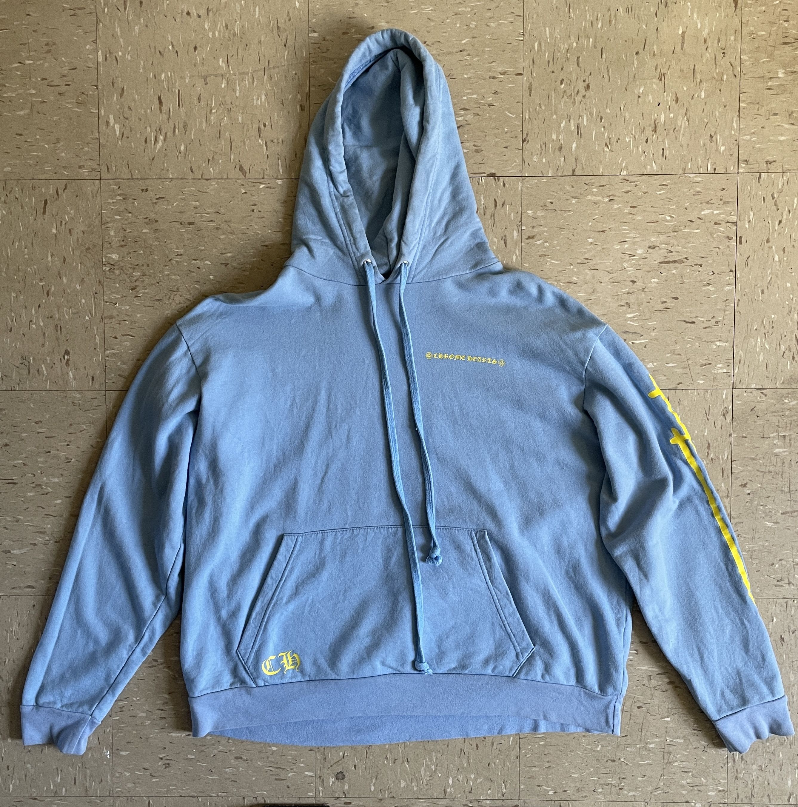 RS 3 Cross Hoodie in Baby Blue