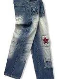 Rap Tees 🔥NOIZ JEANS Hip Hop Rap Baggy Patina Stain Denim Pants Size US 32 / EU 48 - 16 Thumbnail