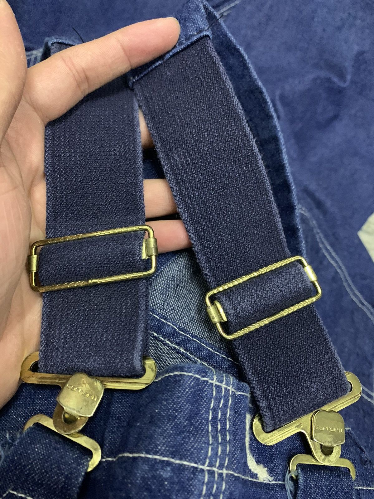 Carhartt Vintage 90s Carhartt Denim Overall Size US 32 / EU 48 - 7 Thumbnail