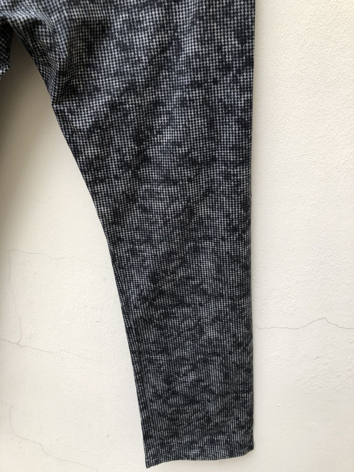 Vintage KROFOFRO Japan Camo Houndstooth Striped Stretch Pant Size US 30 / EU 46 - 15 Thumbnail