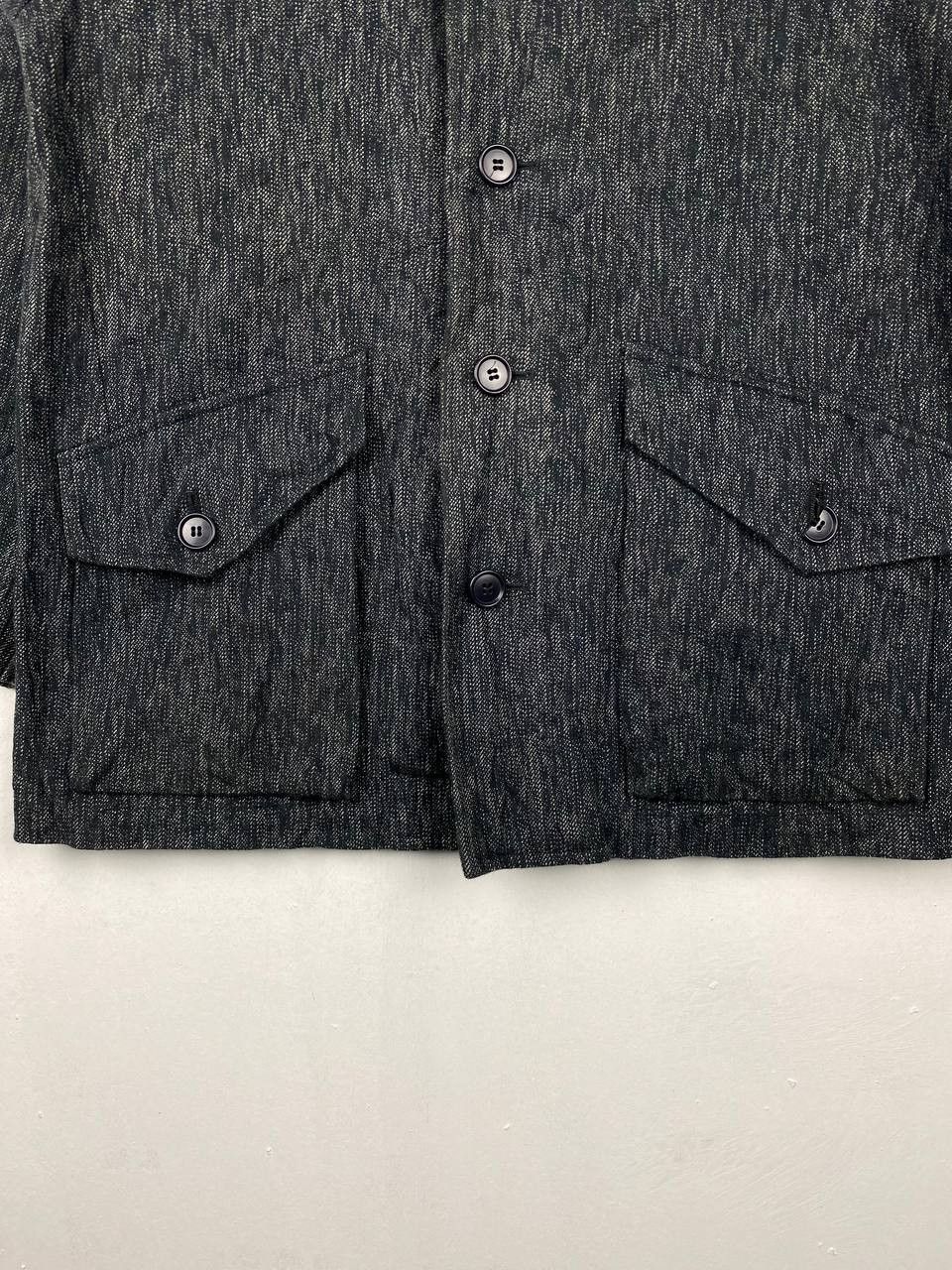 Japanese Brand vintage salt and pepper denim jacket nice design Size US L / EU 52-54 / 3 - 3 Thumbnail
