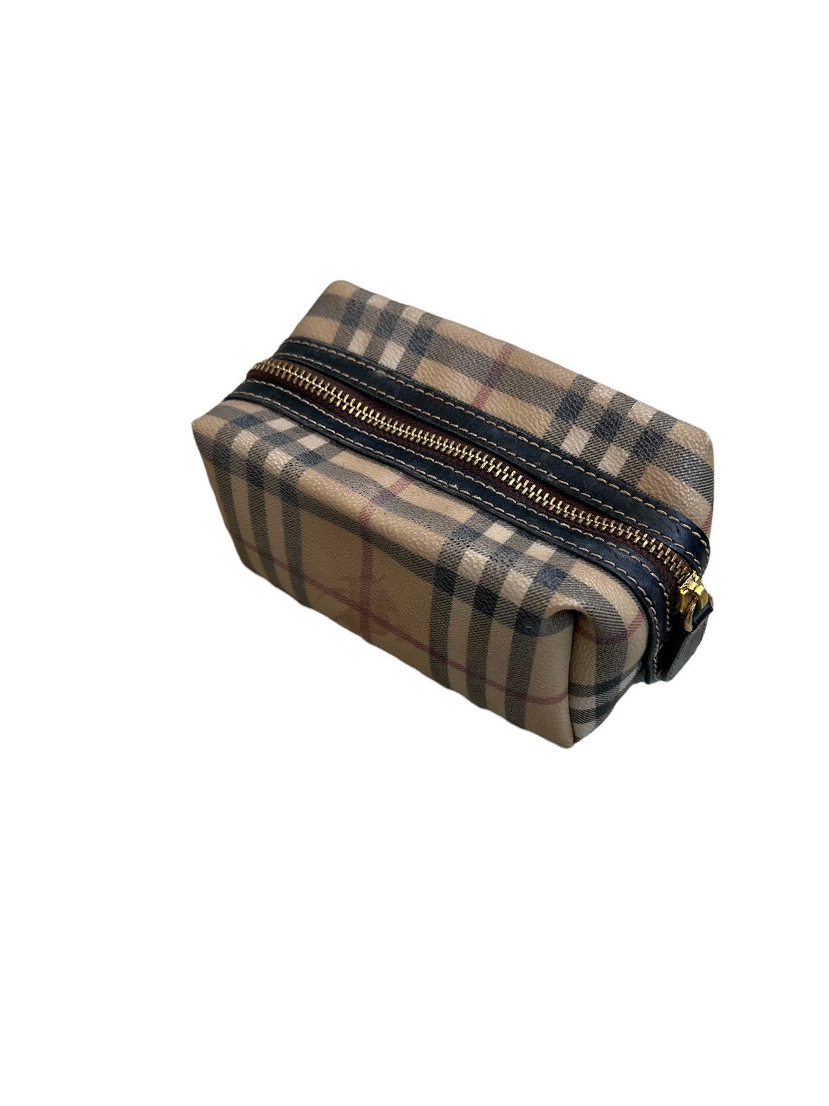 Burberry 🔥Burberry Nova Check Leather Small Bag/Burberry Cosmetic Bag Size ONE SIZE - 4 Thumbnail