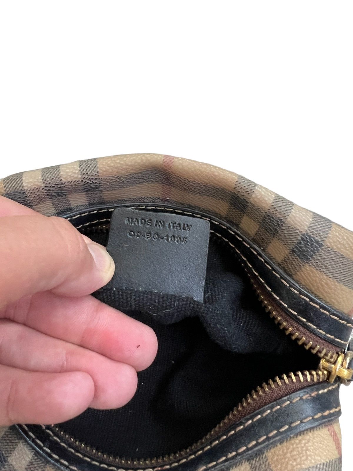 Burberry 🔥Burberry Nova Check Leather Small Bag/Burberry Cosmetic Bag Size ONE SIZE - 14 Thumbnail