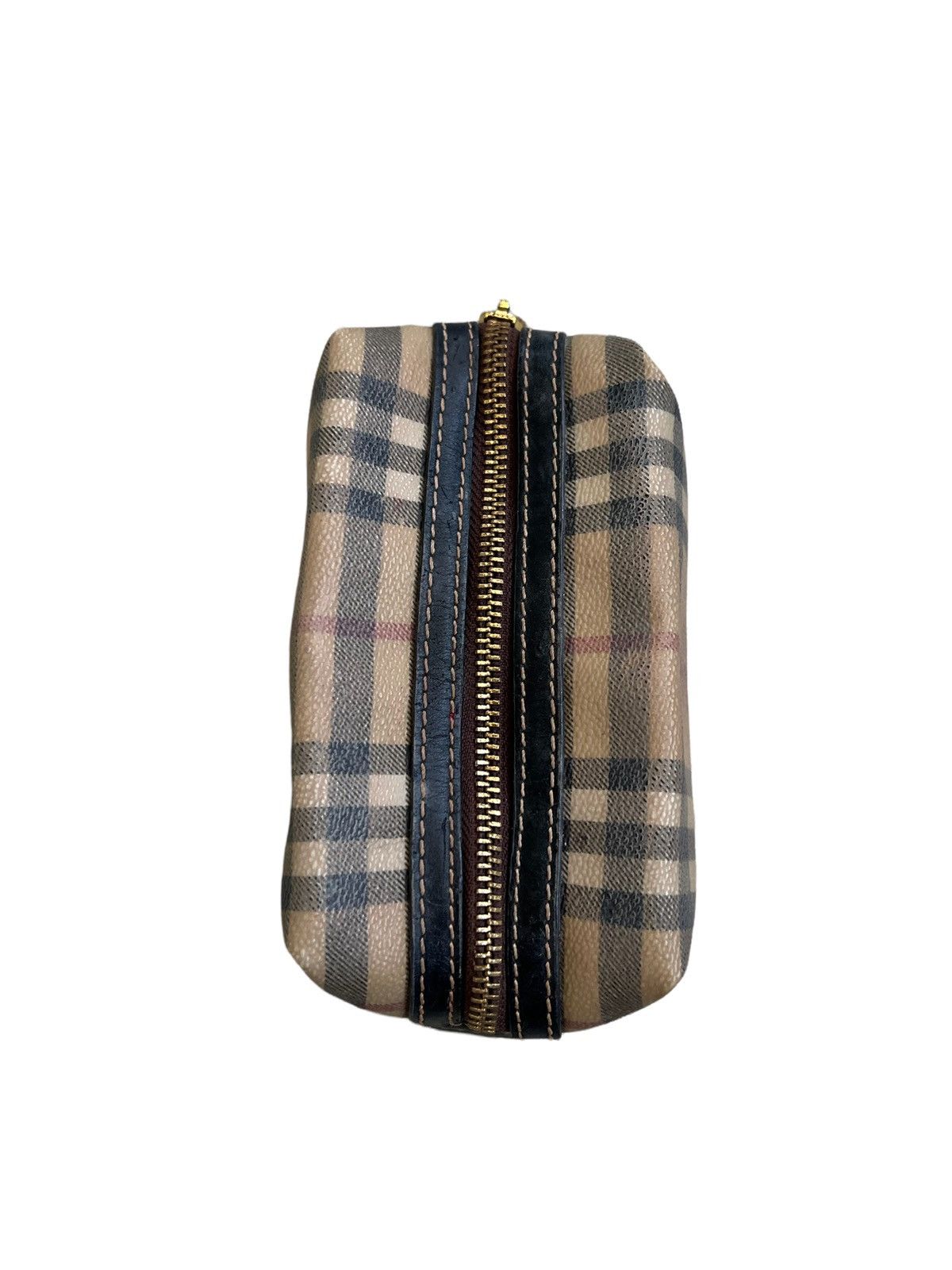 Burberry 🔥Burberry Nova Check Leather Small Bag/Burberry Cosmetic Bag Size ONE SIZE - 5 Thumbnail