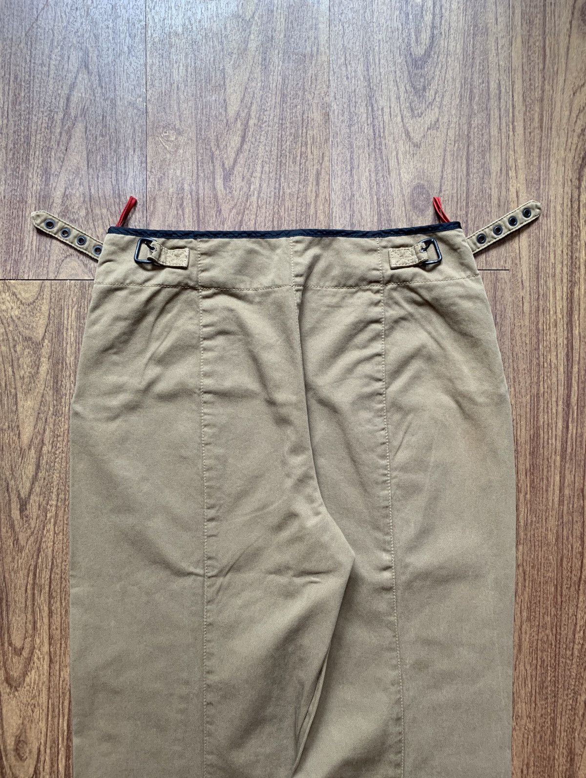 Prada 2000s Flared Buttoned Trousers Size US 30 / EU 46 - 8 Thumbnail