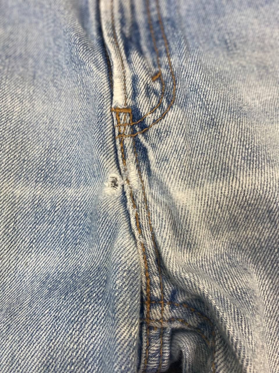 Levi's levis 516 lightwash distressed denim Size US 34 / EU 50 - 9 Thumbnail