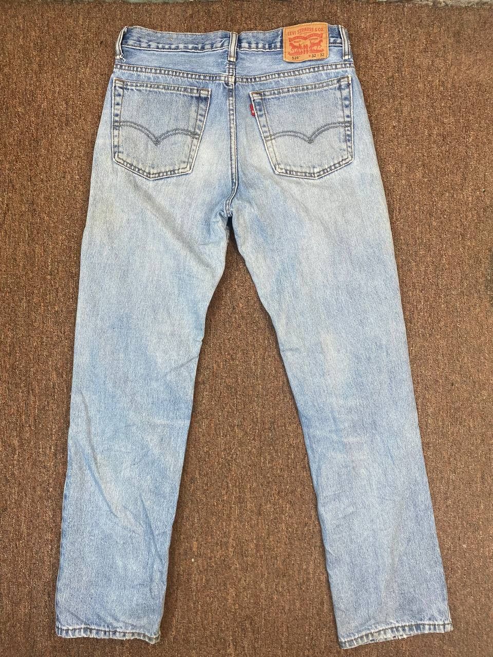Levi's levis 516 lightwash distressed denim Size US 34 / EU 50 - 1 Thumbnail
