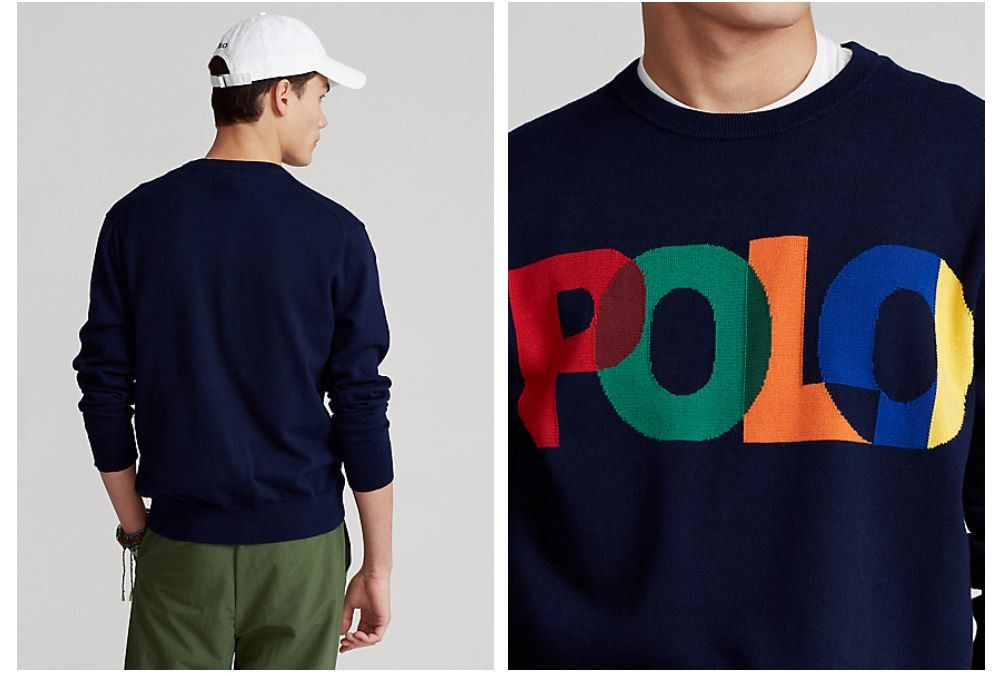 Polo Ralph Lauren Polo Ralph Lauren Multi Color POLO Spell out Sweater Large Size US L / EU 52-54 / 3 - 6 Thumbnail