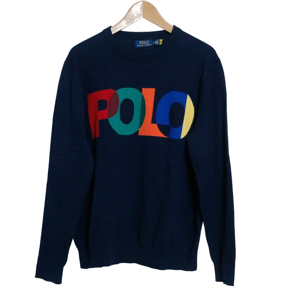 Polo Ralph Lauren Polo Ralph Lauren Multi Color POLO Spell out Sweater Large Size US L / EU 52-54 / 3 - 5 Thumbnail