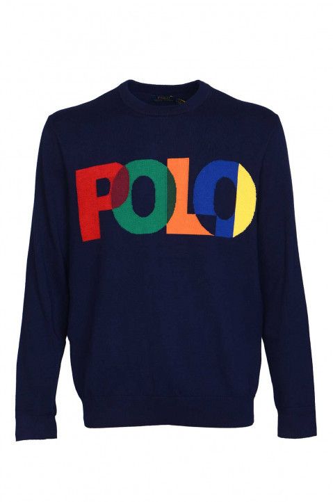 Polo Ralph Lauren Polo Ralph Lauren Multi Color POLO Spell out Sweater Large Size US L / EU 52-54 / 3 - 3 Thumbnail