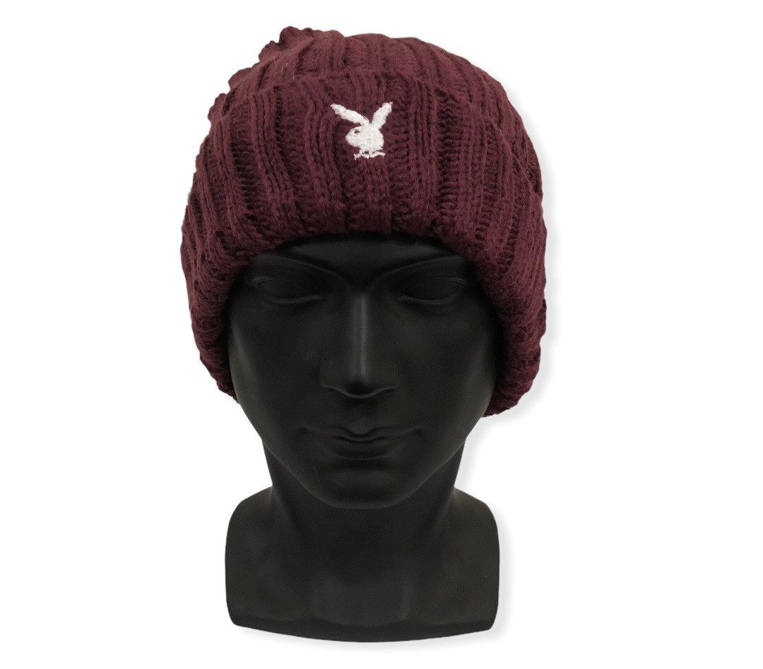 Playboy Vintage Playboy Bunny Logo Beanie Hat Size ONE SIZE - 1 Thumbnail