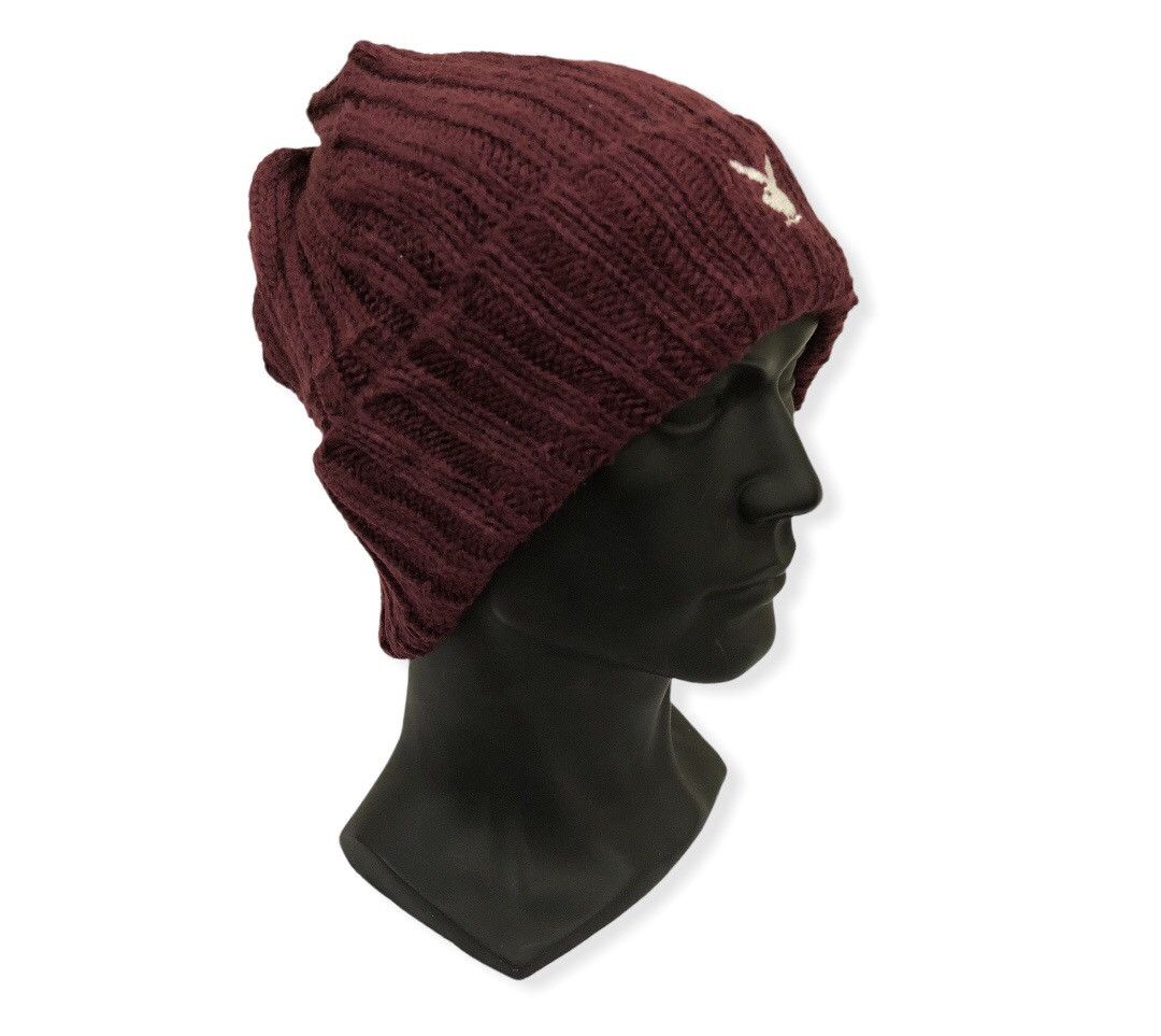 Playboy Vintage Playboy Bunny Logo Beanie Hat Size ONE SIZE - 3 Thumbnail