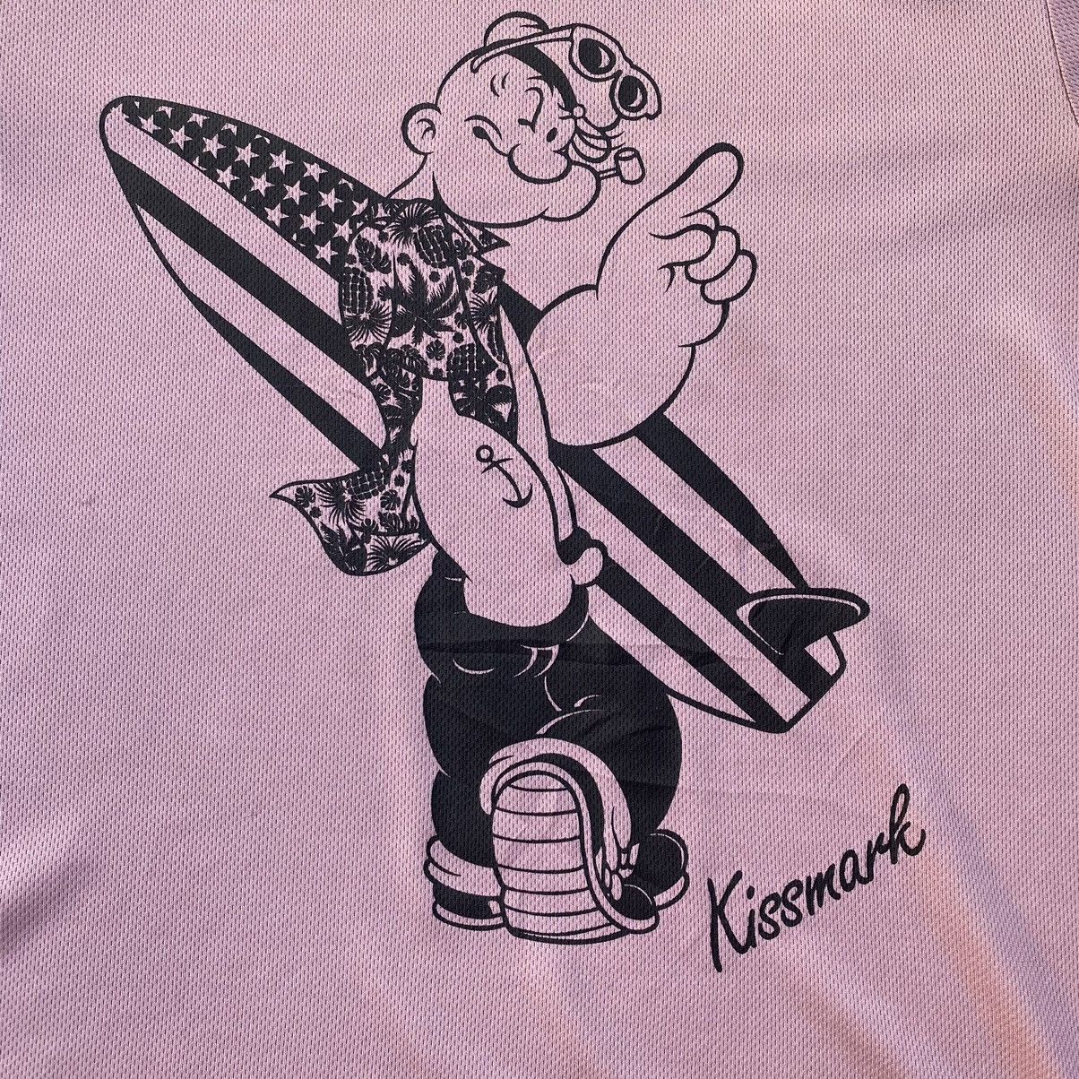 Vintage Kissmark x Popeye The Sailor Jersey Tees Size US L / EU 52-54 / 3 - 3 Thumbnail