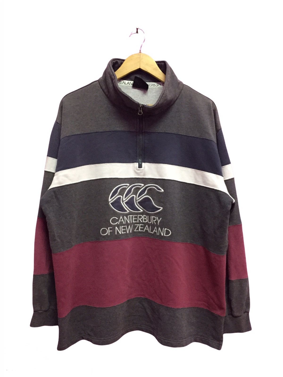 Canterbury of New Zealand Vintage 90s Canterbury Of New Zealand Sweatshirts Size 3L Size US L / EU 52-54 / 3 - 1 Thumbnail