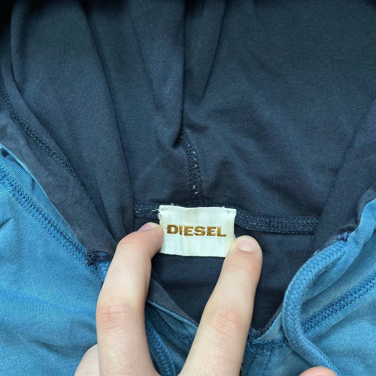 Other Diesel Reversible Full Zip Up Hoodie Faded Blue Size M Size US M / EU 48-50 / 2 - 6 Thumbnail
