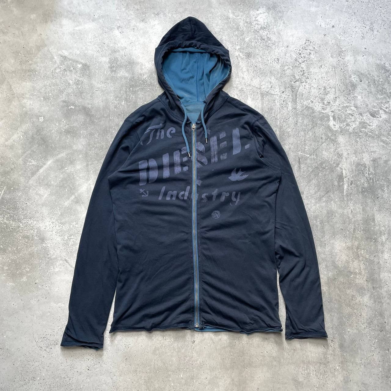 Other Diesel Reversible Full Zip Up Hoodie Faded Blue Size M Size US M / EU 48-50 / 2 - 2 Thumbnail