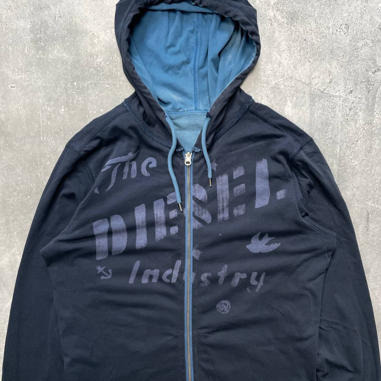 Other Diesel Reversible Full Zip Up Hoodie Faded Blue Size M Size US M / EU 48-50 / 2 - 23 Thumbnail