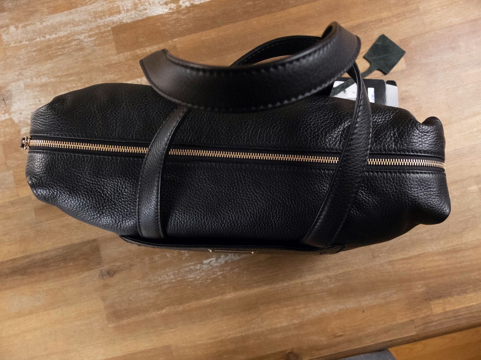 Escada ESCADA black leather top handle bag handbag authentic q Size ONE SIZE - 15 Thumbnail