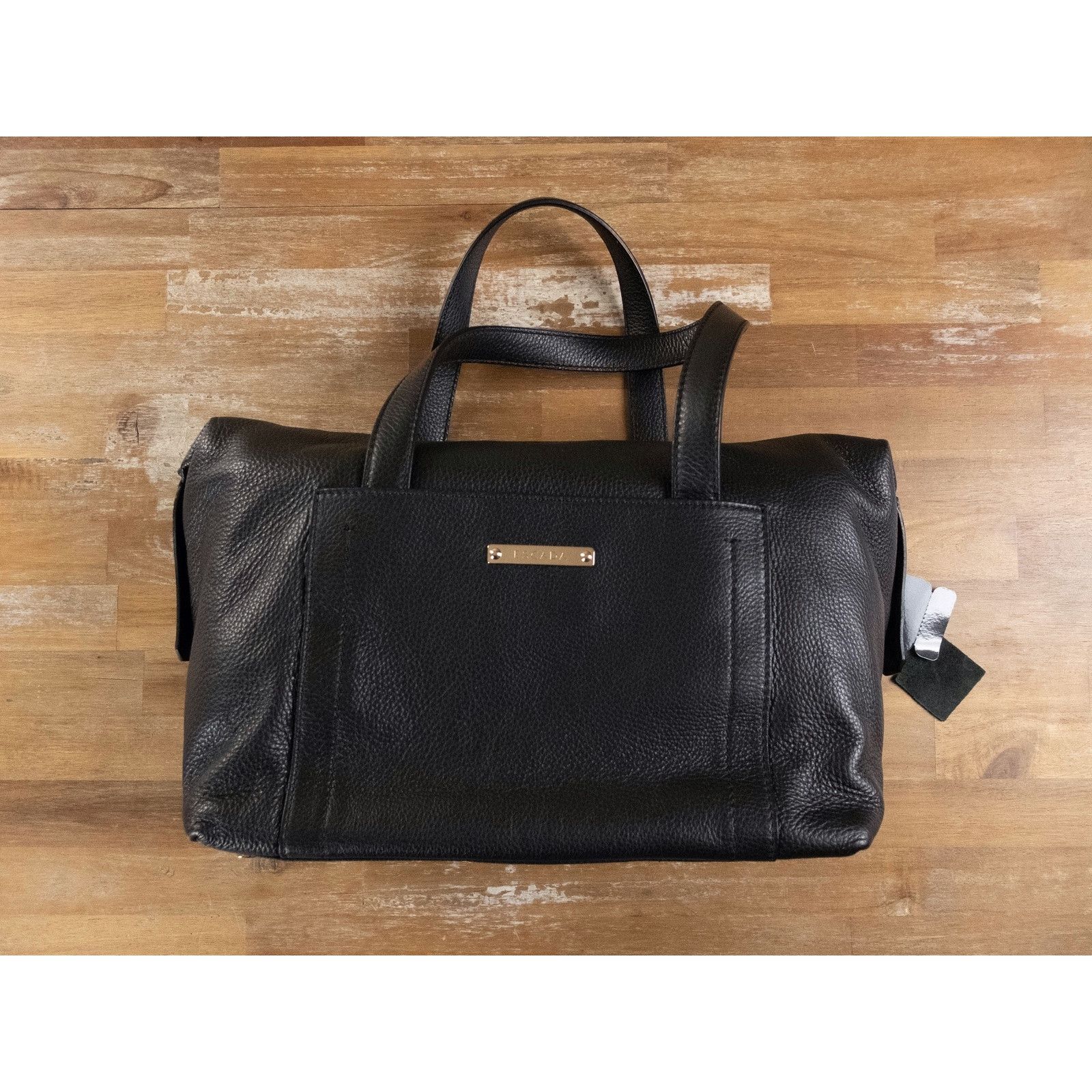 Escada ESCADA black leather top handle bag handbag authentic q Size ONE SIZE - 1 Thumbnail