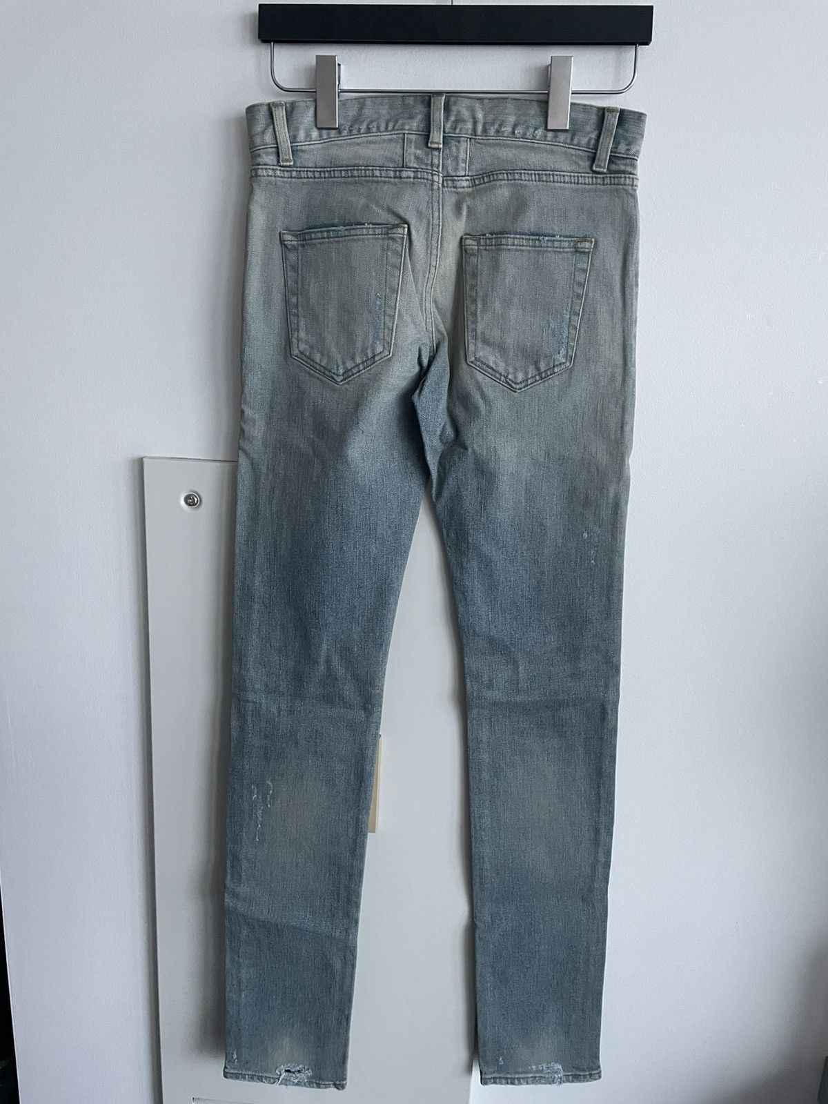 Hedi Slimane × Saint Laurent Paris × Yves Saint Laurent Brand NEW Runway Extremely Rare Hedi SS16 Trash Crash Denim Size US 28 / EU 44 - 15 Thumbnail