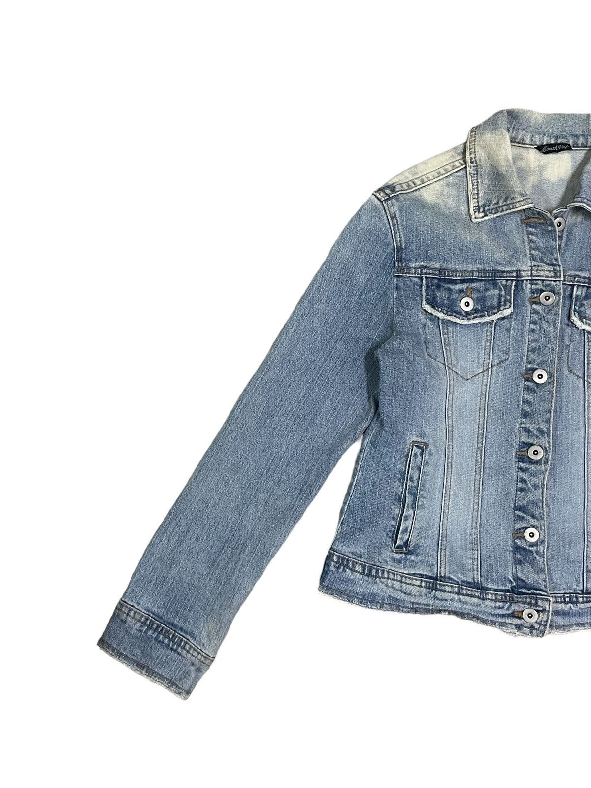 Beauty Beast Japanese Brand Womens Acid-Wash Denim Trucker Jacket Size S / US 4 / IT 40 - 3 Thumbnail