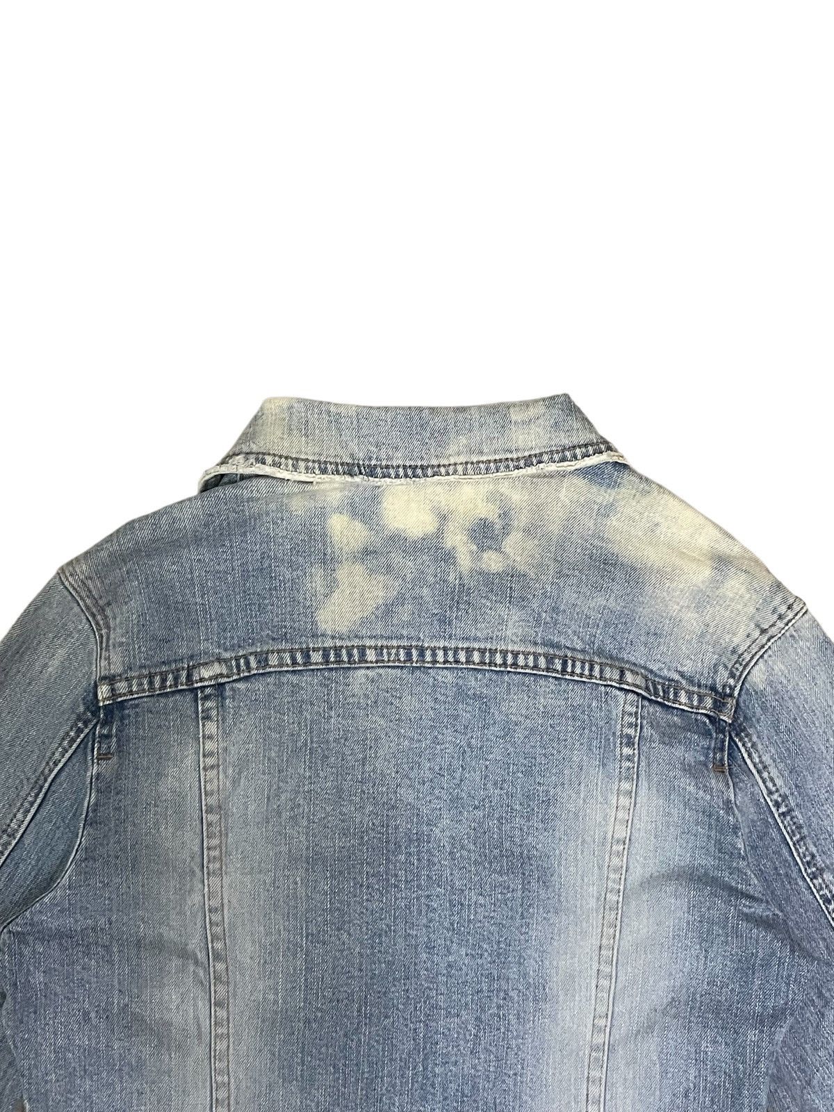 Beauty Beast Japanese Brand Womens Acid-Wash Denim Trucker Jacket Size S / US 4 / IT 40 - 8 Thumbnail
