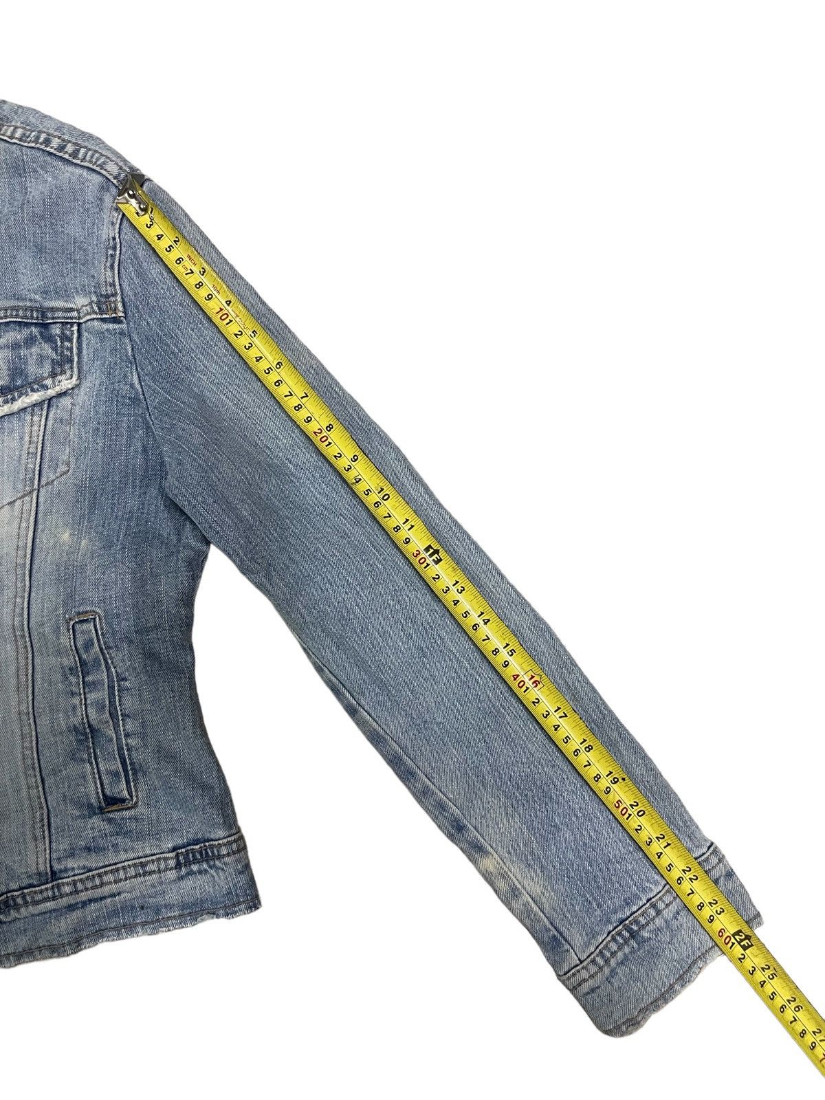 Beauty Beast Japanese Brand Womens Acid-Wash Denim Trucker Jacket Size S / US 4 / IT 40 - 14 Thumbnail