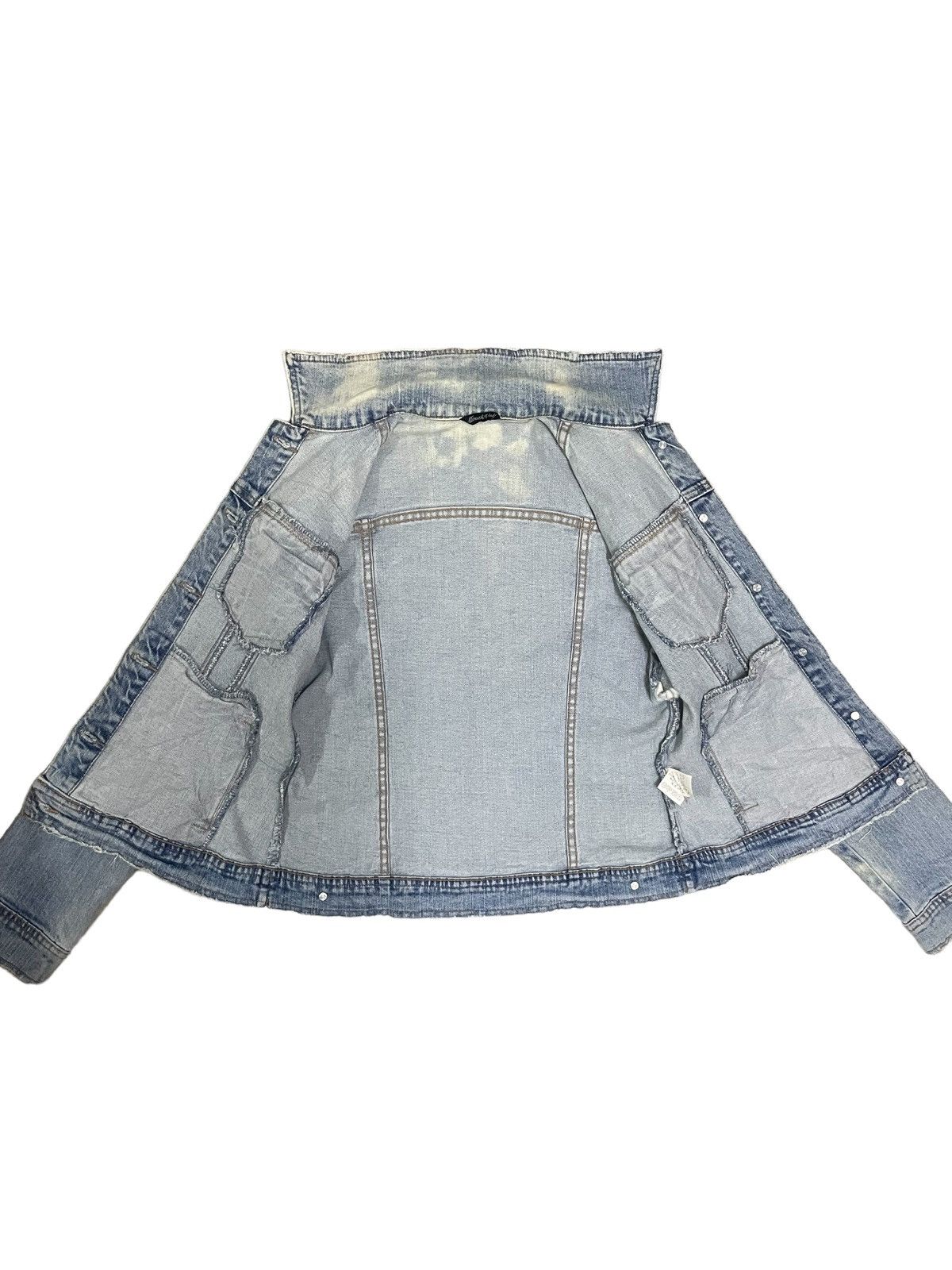 Beauty Beast Japanese Brand Womens Acid-Wash Denim Trucker Jacket Size S / US 4 / IT 40 - 7 Thumbnail