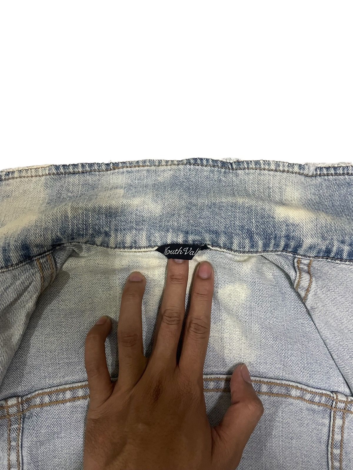 Beauty Beast Japanese Brand Womens Acid-Wash Denim Trucker Jacket Size S / US 4 / IT 40 - 15 Thumbnail