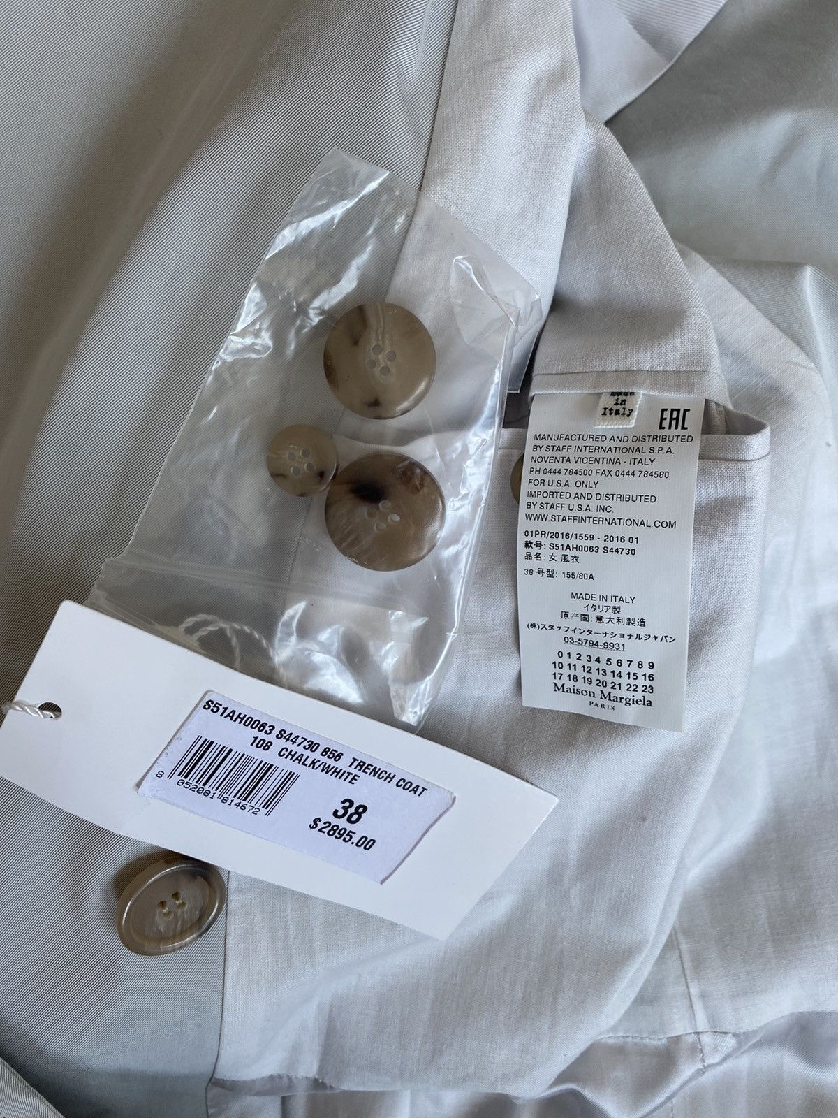 Maison Margiela 2016 Maison Margiela Trench Coat Size US XS / EU 42 / 0 - 9 Thumbnail
