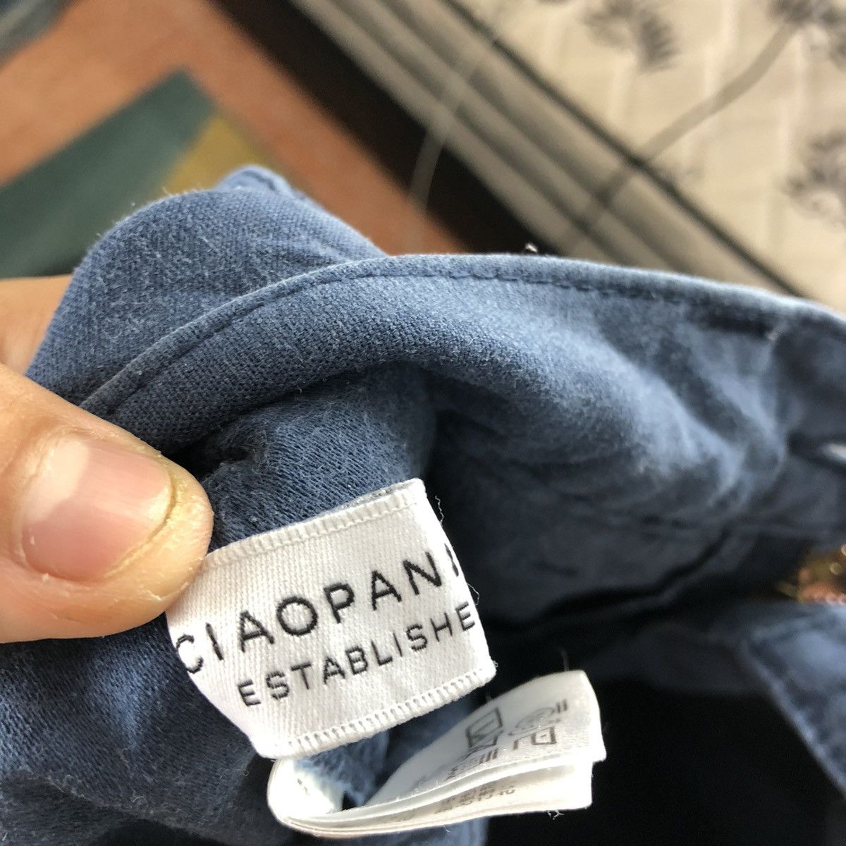 Ciaopanic DLL Ciaopanic Typy Blue Straight Cut Pants #c1271 Size US 26 / EU 42 - 11 Thumbnail