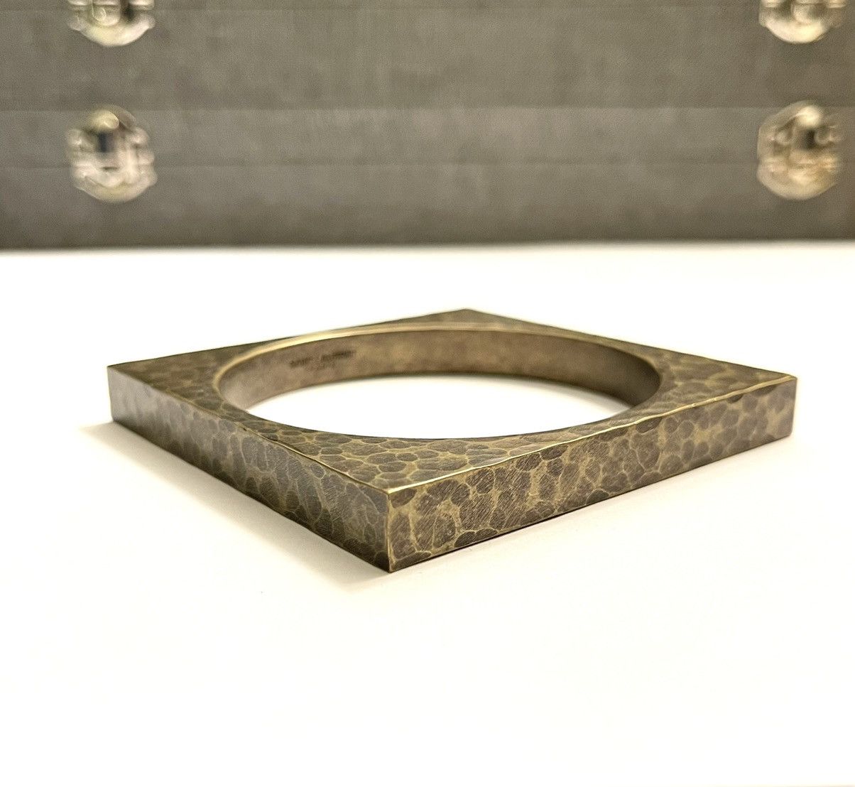 Saint Laurent Paris Saint Laurent Paris Bronze Square Bracelet Size ONE SIZE - 2 Thumbnail
