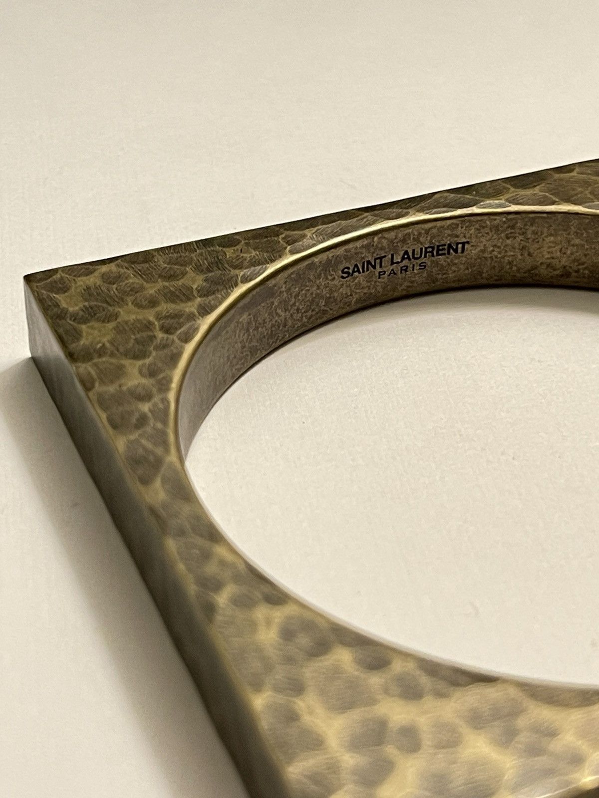 Saint Laurent Paris Saint Laurent Paris Bronze Square Bracelet Size ONE SIZE - 3 Thumbnail