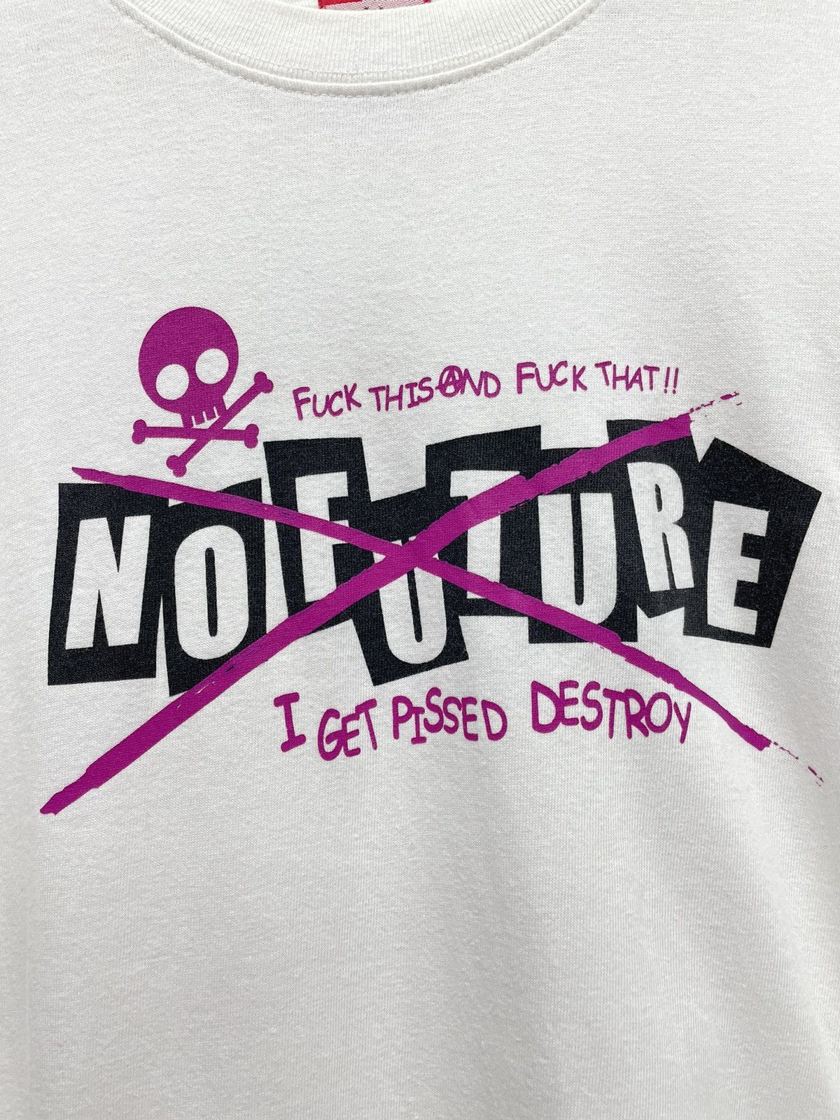 No Future NOFUTURE Punk Rock Clothes Skull Skeleton Long Sleeve Shirt Size US S / EU 44-46 / 1 - 6 Thumbnail