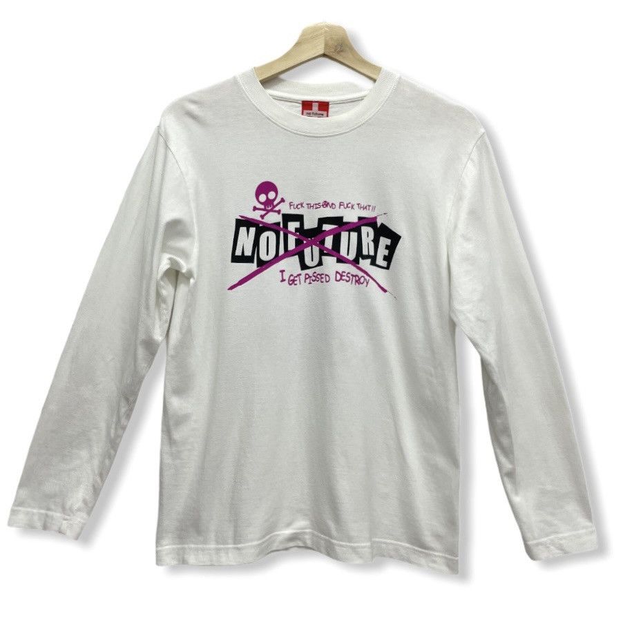 No Future NOFUTURE Punk Rock Clothes Skull Skeleton Long Sleeve Shirt Size US S / EU 44-46 / 1 - 5 Thumbnail