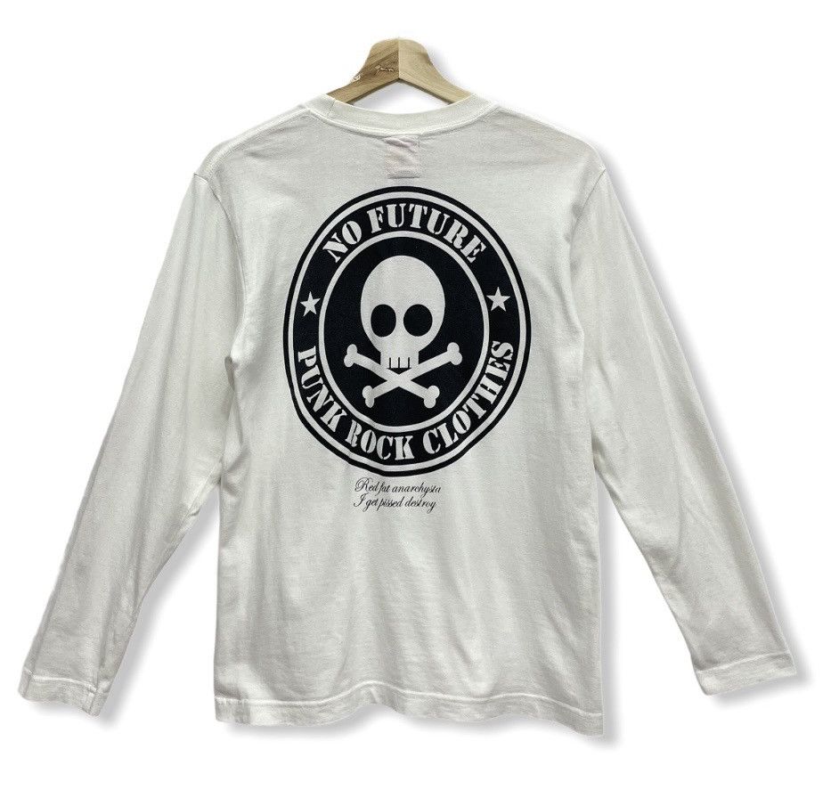 No Future NOFUTURE Punk Rock Clothes Skull Skeleton Long Sleeve Shirt Size US S / EU 44-46 / 1 - 3 Thumbnail