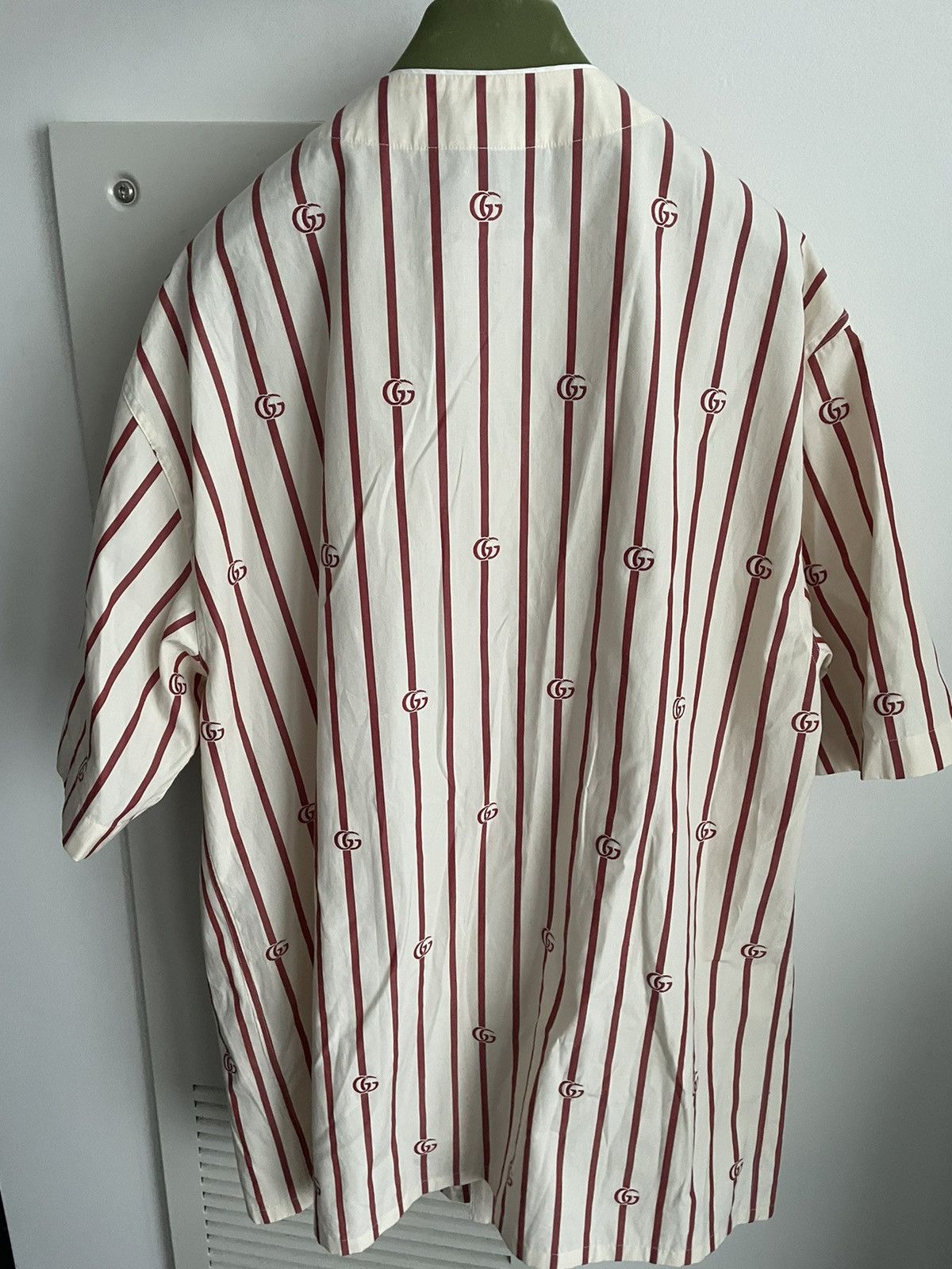 Gucci Rare Super Runway Brand NEW Interlocking GG Logo Shirt Size US XL / EU 56 / 4 - 11 Thumbnail