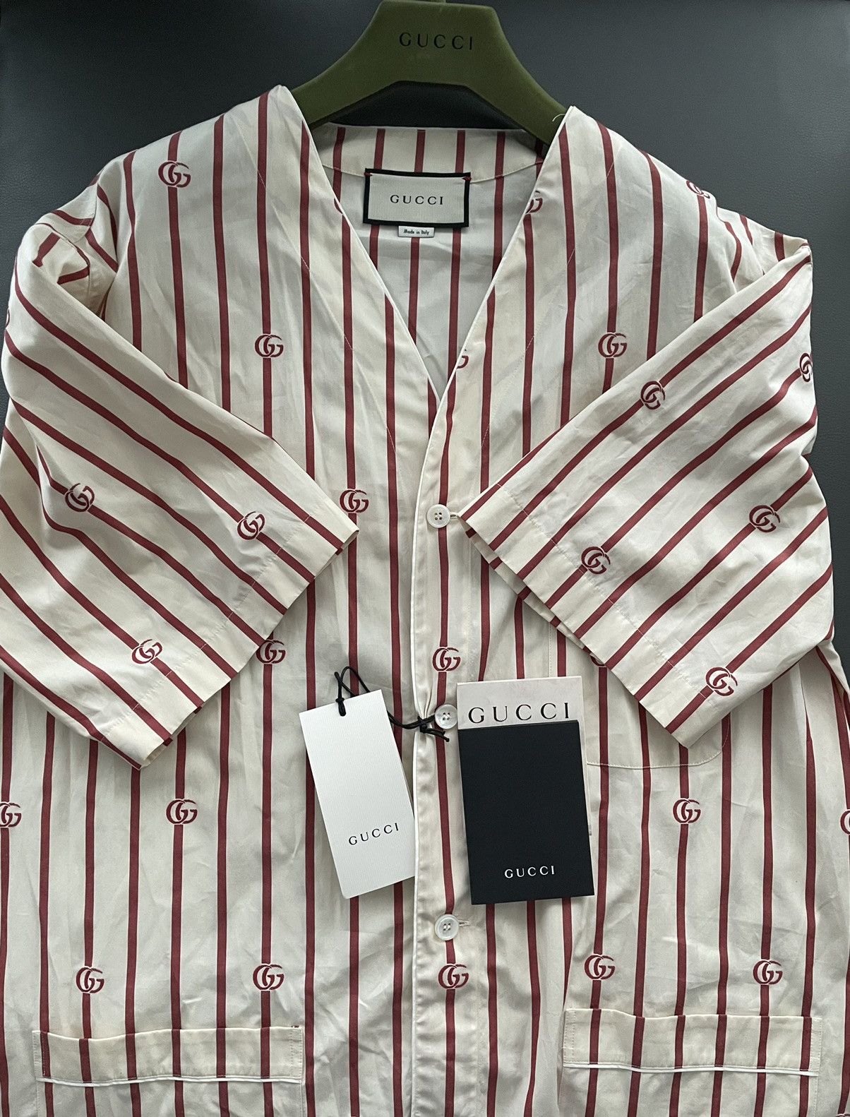 Rare Super Runway Brand NEW Interlocking GG Logo Shirt