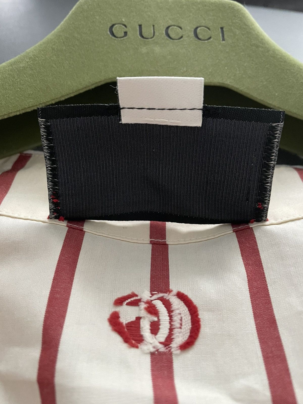 Gucci Rare Super Runway Brand NEW Interlocking GG Logo Shirt Size US XL / EU 56 / 4 - 5 Thumbnail
